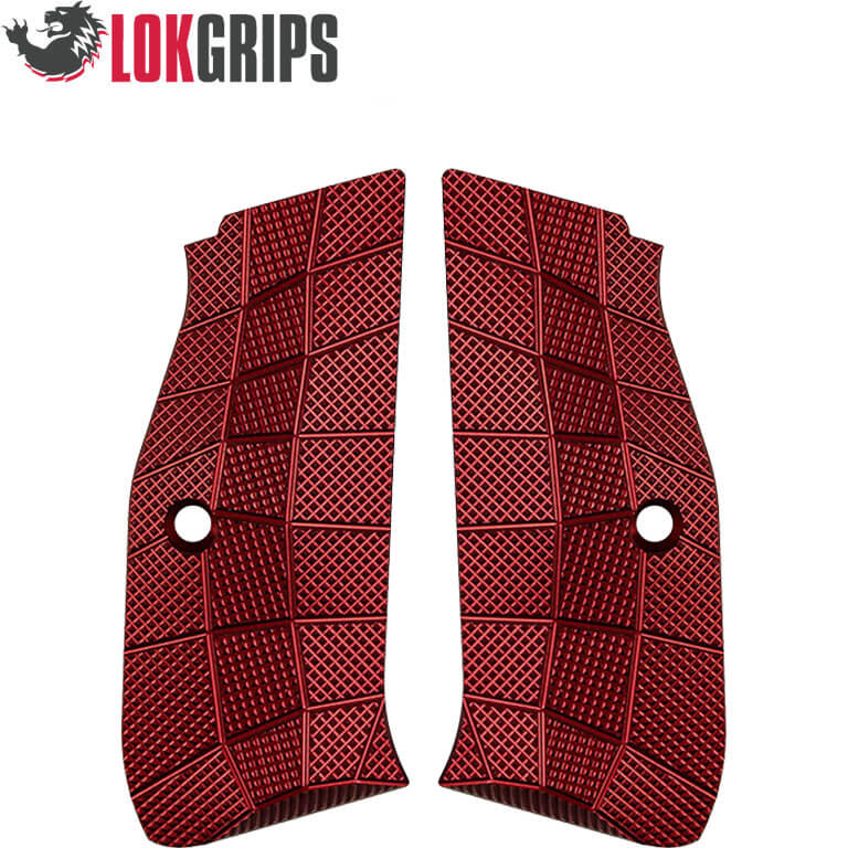 CZ 75B & SP-01, CZ TS 2, CZ Shadow 2 alu Gridlok grips