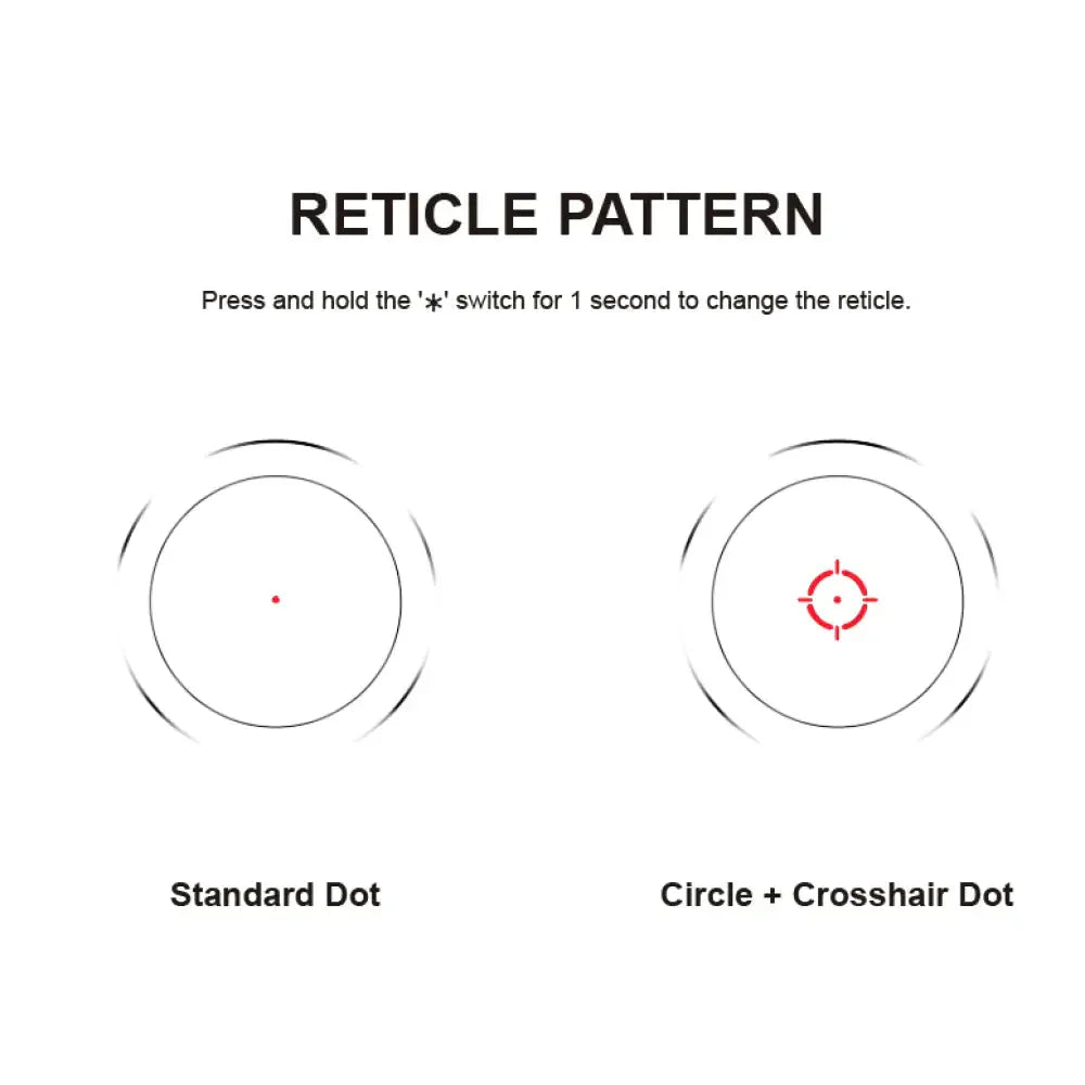 Vector Optics Nautilus 1x30 Scope Double Reticle red dot Vector Optics