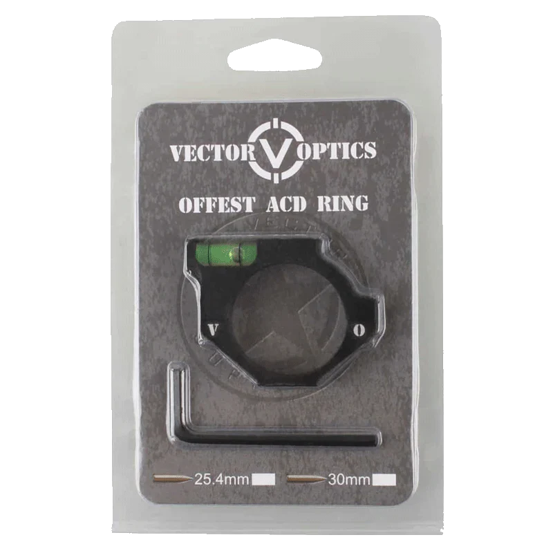 1 inch [25.4 mm] offest bubble level for rifle scope