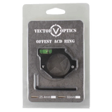 1 inch [25.4 mm] offest bubble level for rifle scope