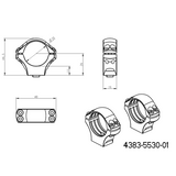 30mm scope rings | long Picatinny QD Ergo base JK-N