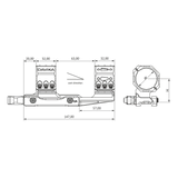34 mm scope mount cantilever | Picatinny QD Ergo base