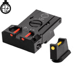 CZ P-10 adjustable sights | fiber optic B