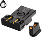 CZ P-10 adjustable sights | fiber optic B