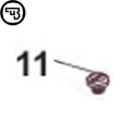 CZ 457 rear sight base screw | part #11