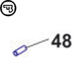 CZ 457 trigger pin | part #48