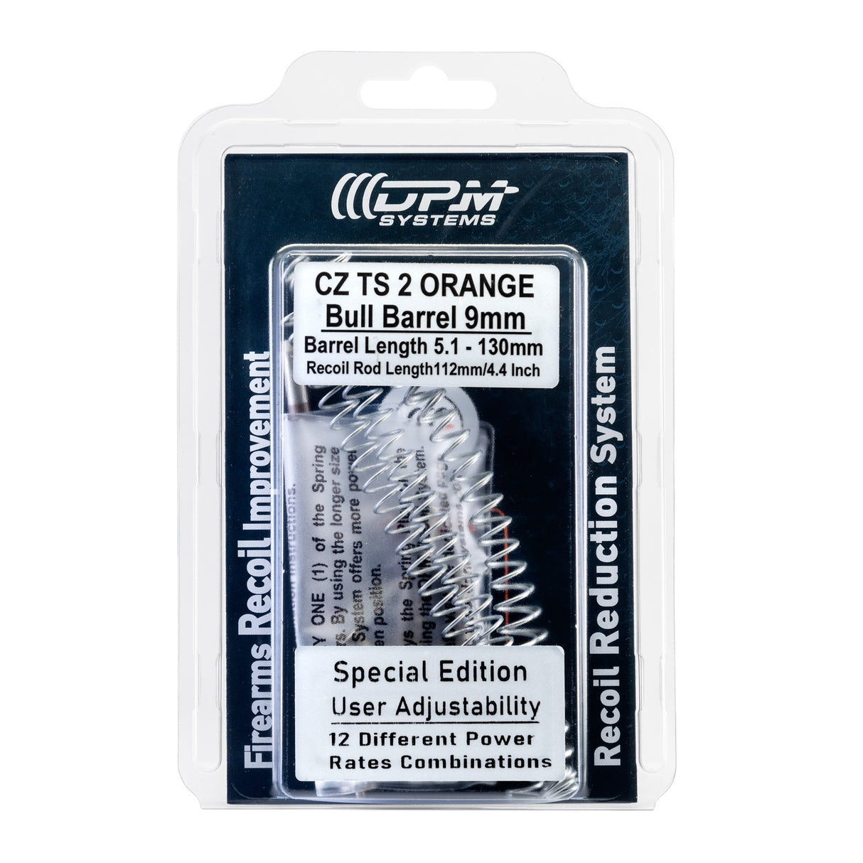 CZ TS 2 Orange [9x19] adjustable recoil reduction system DPM