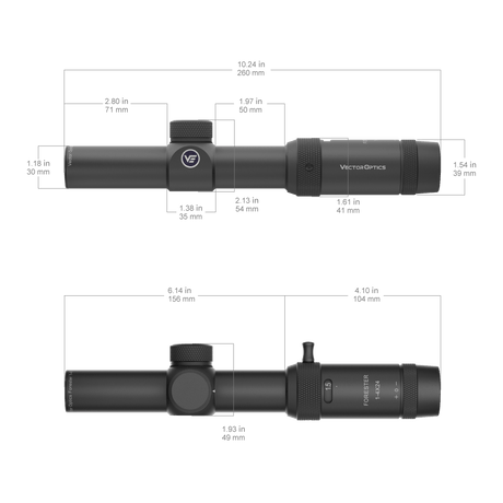 Vector Optics Forester 1-4x24SFP rifle scope Vector Optics
