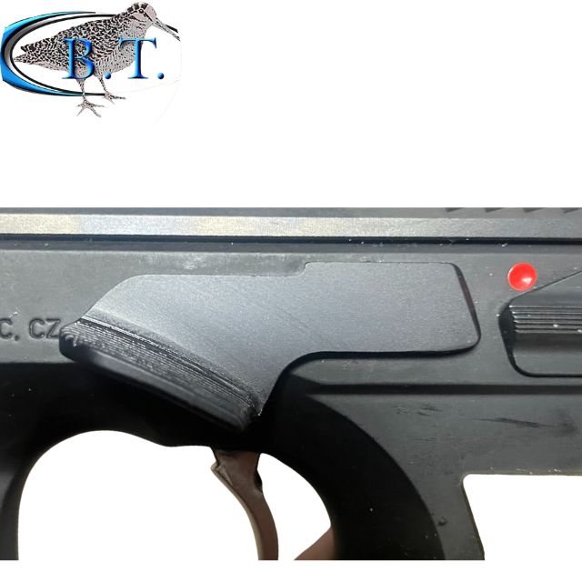 CZ Shadow 2, CZ TS 2 slide stop with thumb rest