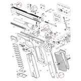 CZ Shadow 2, CZ TS 2, CZ 75B & SP-01 Shadow set of pins
