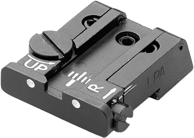 CZ P-10 adjustable rear sight | white dots