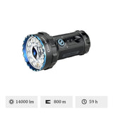 Olight Marauder 2 | ultra powerfull rechargeable flashlight | 14.000 lm