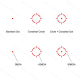 Vector Optics Frenzy-S 1x17x24 MOS Multi Reticle red dot Vector Optics